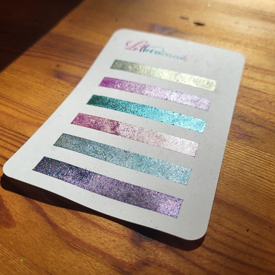 Lettermoments Glitzerfarben  Galaxiezauber Andromeda 6-teilig, natürliche Bestandteile